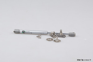 Podnośnik gazowy 50N, AM-PG50N00-12, L=276 mm, Szary, QUAMIRO