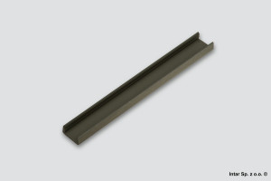 Końcówka cokołu, 14.VOL.COK.KOŃ.15.INOX, H-150 mm, Inox, VOLPATO