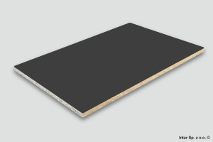 Płyta MDF akrylowa, 0164 AM, Acrylic Matt Antracyt, Gr. 18 mm, 2800x1300 mm, KRONOSPAN