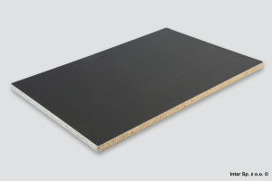 Płyta wiórowa laminowana, 0166 BS, Bazalt, Gr. 18 mm, 2800x2070, KRONOSPAN