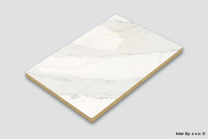 Płyta MDF, Splashback, 2-str., K551/K552 SU/SU, Carrara, 10X640x4100 mm, EN 16516, KRONOSPAN