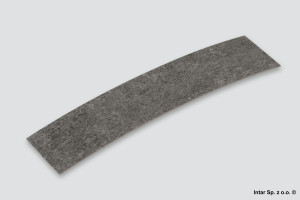 Obrzeże ABS, 2x64mm, 4298-SU, 2500W, Beton Grau, REHAU
