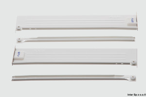 Komplet - Szuflada METALBOX, MP-086300-10, H-86 mm, L-300 mm, Bia艂y, PRESTIGE, GTV