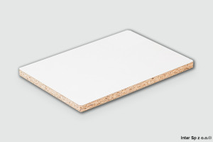 Płyta wiórowa laminowana, 8100 SM, Perłowy Biały, Gr. 18 mm, 2800x2070 mm, P2 EN 16516, KRONOSPAN