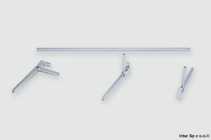 Wieszak meblowy ALVERO, Z-6823-680.G6, S=680 mm, Chrom matowy, NOMET