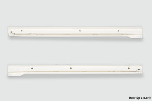 Prowadnica rolkowa, R/2015 IC, L-450 mm, Biały, LAMINA