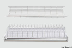 Ociekarka dwupoziomowa, STANDARD 800, W-2507-800A.P1, S-800 mm, Biały, NOMET