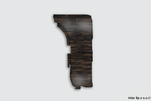 Narożnik wewnętrzny do listwy PREXA 54, A-4NWE0-G2, H-54 mm, G2 Wenge, ASPRO