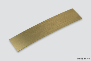 Obrzeże ABS, 1x54mm, AL04, 3557E, Brushed Gold, REHAU