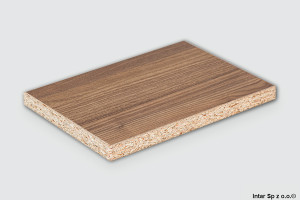 Płyta wiórowa laminowana, K009 PW, Orzech Select Ciemny, Gr. 16 mm, 2800x2070 mm, KRONOSPAN