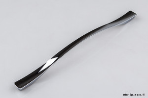 Uchwyt meblowy RUSTICO, C-3818.G2, S=256 mm, Chrom połysk, NOMET