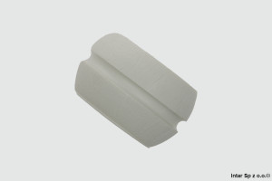 Stopka baryłka S4, H-50 mm, Fi-80 mm, Biały, BI-PLAST