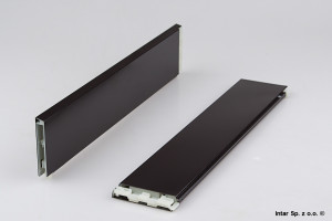 Boxcap do TANDEMBOX INTIVO, Z37L290S.D, L-300 mm, Wys. D, Brunatnoczarny, BLUM