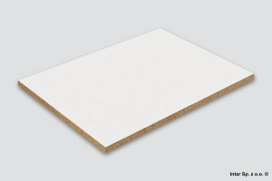 Płyta wiórowa laminowana, 6459 SM, Biały Platynowy, Gr. 22 mm, 2800x2070 mm, KRONOSPAN