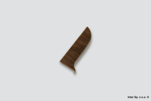 Zaślepka Prawa do listwy NG56, NG0P70, H-56 mm, 70 Dąb Burbon Ciemny, SALAG