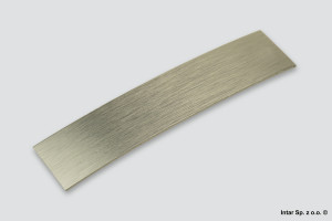 Obrzeże ABS, 1x23mm, AL02, 3553E, Brushed Platinum, REHAU