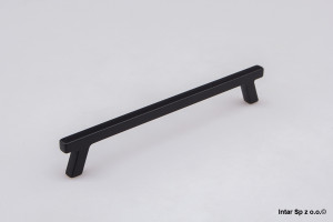 Uchwyt meblowy VERICO, C-5295.P61, S=160 mm, Czarny mat, NOMET