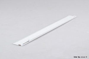 Uchwyt profilu na podzia艂 poprzeczny INTIVO, Z49L472S, L-500 mm, Stalowy, Jedwabi艣cie bia艂y, BLUM