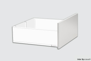 Komplet - Szuflada LEGRABOX, L-550 mm, Wys. C, 40kg, Expando ZF7C70E2, Jedwabiście biały, BLUM
