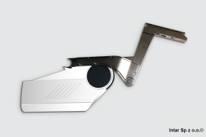 Komplet - Podnośnik AVENTOS HS, 20S2F00.05 + 20S3500 + 20S8020 SWIG, Jedwabiście biały/Inox, BLUM