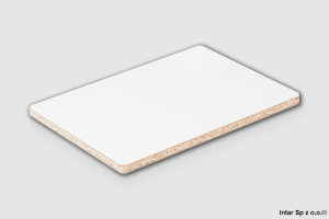Płyta wiórowa laminowana, 0110 SM, Biały, Gr. 10 mm, 2800x2070 mm, P2 EN 16516, KRONOSPAN