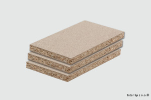 Płyta wiórowa surowa, Gr. 38 mm, 2440x1830 mm, FSC mix 50% Nr.BV-COC-013803, KRONOSPAN