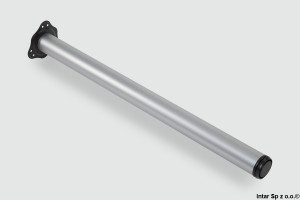 Noga meblowa do stołu, AC282-B-820-ALU, FI-60, H-820 mm, Aluminiowy, SHOP LINE