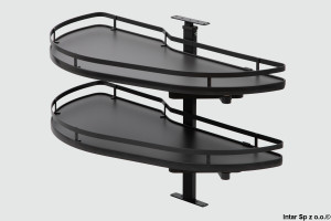 Nerka DOLPHIN FLAT 400 L, 49007007, L-760 mm, Lewy, Antracyt, MENAGE COMFORT
