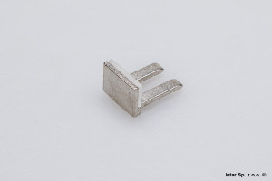 Podpórka półki szklanej KUBIC, C010001472, Fi-5 mm, Nikiel, ITALIANA FERRAMENTA