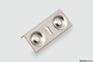 Zaczep kątowy do zamka SYMO, 239.40.703, 33x9mm, Nikiel, HAFELE