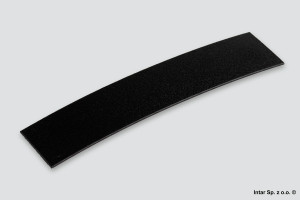 Obrzeże ABS, 2x64mm, K 0190 PE, 98522, Czarny, REHAU