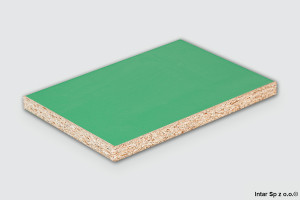 Płyta wiórowa laminowana, 9561 BS, Zielony Oxid, Gr. 18 mm, 2800x2070 mm, KRONOSPAN