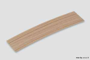 Obrzeże ABS, 2x43mm, K 8657 SN, 890V, Zebrano Sahara, REHAU