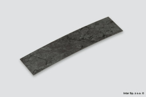Obrzeże ABS, 2x43mm, K4895 DP, 3997E, Marmur szary, REHAU
