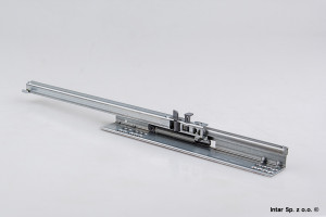 Prowadnica TANDEM, 551H3601, L-360 mm, 30 kg, Prawa, Z bolcem mocującym, Częściowy wysuw, Tip-On, BLUM