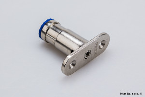 Zamek meblowy naciskowy SYMO 3000, 234.65.600, Do przykręcenia, 180 stopni, Nikiel, HAFELE
