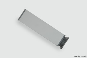 Nóżka meblowa kwadratowa, NAK27, H-150 mm, Aluminiowy, EB