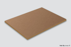 Płyta MDF laminowana jednostronnie, AL05, Brushed Copper , Gr. 18,7 mm, 2800x1300 mm, KRONOPLUS