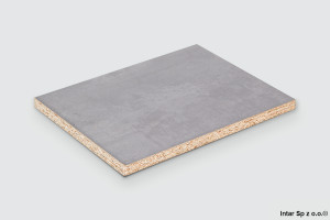 Płyta wiórowa laminowana, 44375 DP, Beton Art Pearl Grey , Gr. 19 mm, 2800x2070 mm, KAINDL