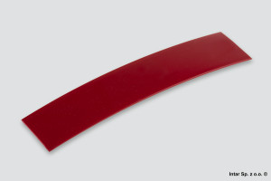 Obrzeże ABS, MIRROR GLOSS, 1x43mm, 3362, V0957 Ciemny czerwony, REHAU