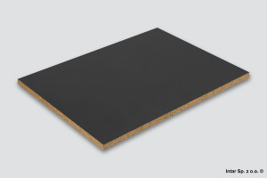Płyta wiórowa laminowana, 2190 SU, Black, Gr. 19 mm, 2800x2070 mm, KAINDL