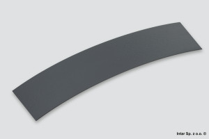 Obrzeże PCV, 2x42mm, 0164 PE, 244, Antracyt, MAAG-POLSKA