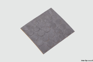 Zaślepka ABS samoprzylepna, K350, Fi-14 mm, (25szt/listek), Beton, SCHILSNER