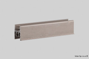 Listwa pozioma górna/łącznik SIMPLE 10, 03581, L-3000 mm, Jasny brąz, SEVROLL