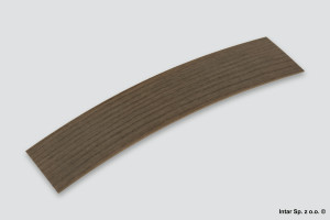 Obrzeże PCV, 0,6x22mm, D30/8, Wiąz Aurora Kamienny, MAAG-POLSKA