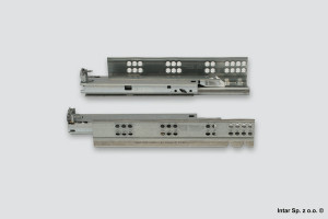 Prowadnica TANDEM, 560F2700C, L-270 mm, 30 kg, Prawa+Lewa, Pełen wysuw, Tip-On, BLUM