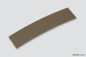 Obrzeże ABS, 1x23mm, 7166AM, 140457, Brązowy matowy, REHAU
