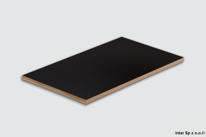 Płyta MDF laminowana jednostronnie, 0190 SM, Czarny, Gr. 16 mm, 2800x2070 mm, KRONOSPAN 