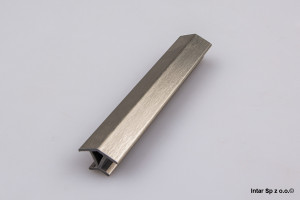 Narożnik do cokołu, Zewnętrzny/Wewnętrzny, 465C-147, Kąt 135 stopni, H-147 mm, Stalowy, TCO