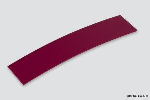 Obrzeże ABS, 2x43mm, K 0100 SU, 78895, Malinowy Róż, REHAU